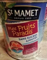 Mängden socker i Mes fruits paradis sans sucre ajouté ST MAMET, 4/4