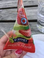 Mängden socker i Compote pomme fraise