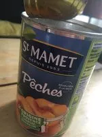 Pêches avec jus naturel