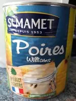 Mängden socker i Poires Williams