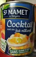 Mängden socker i Cocktail avec son jus naturel