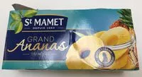 Grand Ananas Tranches Sans sucres ajoutés