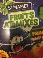 Mängden socker i Fruits atomixés pomme fraise