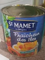 Mängden socker i Mélange 3 Fruits Au Sirop Léger Fraicheur Des Iles