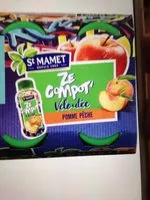 Mängden socker i St Mamet Ze Compot' pomme pêche veloutés les 4 bouteilles de 260 g