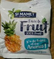 Mängden socker i Envie de fruit ananas