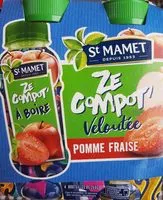 Mängden socker i Ze Compot' velouté pomme fraise