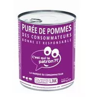 Mängden socker i Purée de pommes
