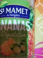 Mängden socker i Ananas Dégustation 385 G Saveur Citron Vert
