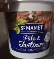 Mängden socker i Pâte à tartiner St mamet