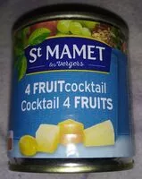 Mängden socker i Cocktail 4 fruits