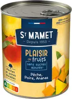 Mängden socker i Plaisir de Fruits - Pêche Poire Ananas