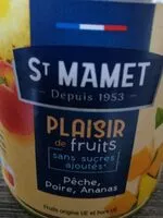 Mängden socker i Plaisir de fruits