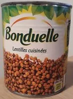 Mängden socker i Lentilles cuisinées