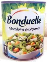 Mängden socker i Macédoine de légumes
