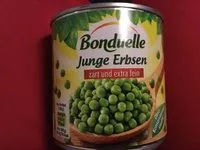 Mängden socker i Junge Erbsen