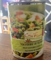 Mängden socker i Macédoine de légumes