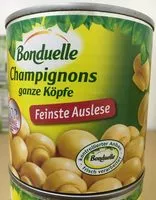 Mängden socker i Champignons ganze Köpfe