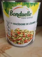 Mängden socker i Macédoine de légumes