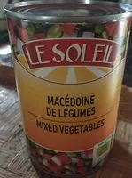 Mängden socker i Macédoine de Légumes