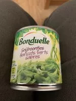 Mängden socker i Bonduelle snijboontjes