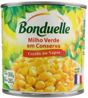 Mängden socker i Milho Verde Em Conserva Cozido No Vapor Bonduelle Lata 285g