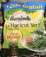 Mängden socker i Le Haricot vert Précuit Vapeur