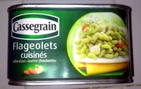 Mängden socker i Flageolets cuisinés - sélection extra-fondants