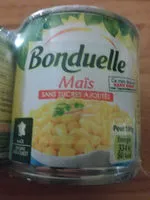 Mängden socker i Mais Doux Bonduelle 3X1 / 4 +1GTE