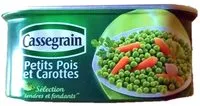 Mängden socker i Petits Pois et Carottes