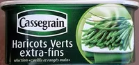 Mängden socker i Haricots Verts extra-fins - 110 g - Cassegrain