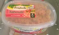 Mängden socker i Taboulé aux crevettes