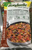 Mängden socker i Poêlée ratatouille cuisinée