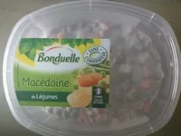 Mängden socker i Macédoine de Légumes