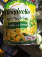 Mängden socker i Bonduelle Petit Pois Maïs 400G
