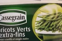 Mängden socker i Haricots verts extra fins