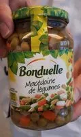 Mängden socker i Macédoine de légumes