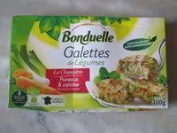 Mängden socker i Galette de légumes et pommes de terre préfrites