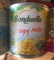 Mängden socker i Bonduelle Sweetcorn