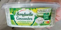 Mängden socker i Concombres au fromage blanc et ciboulette