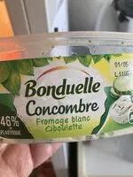 Mängden socker i Concombre fromage blanc ciboulette