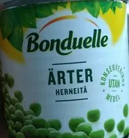 Mängden socker i Ärter (petits pois)