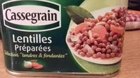 Mängden socker i Lentilles préparées