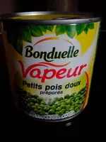 Mängden socker i Vapeur Extra-fondants Petits pois doux préparés