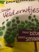 Mängden socker i Erbsen