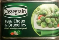 Mängden socker i Petits choux de Bruxelles cuisinés