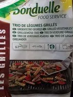 Mängden socker i Trio de légumes grillés