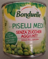 Mängden socker i piselli medi