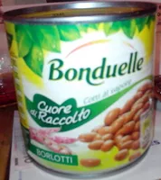 Mängden socker i Borlotti Cuore di Raccolto Cotti al Vapore