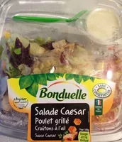 Mängden socker i Salade Caesar Poulet grillé Croûtons à l'ail Sauce Caesar